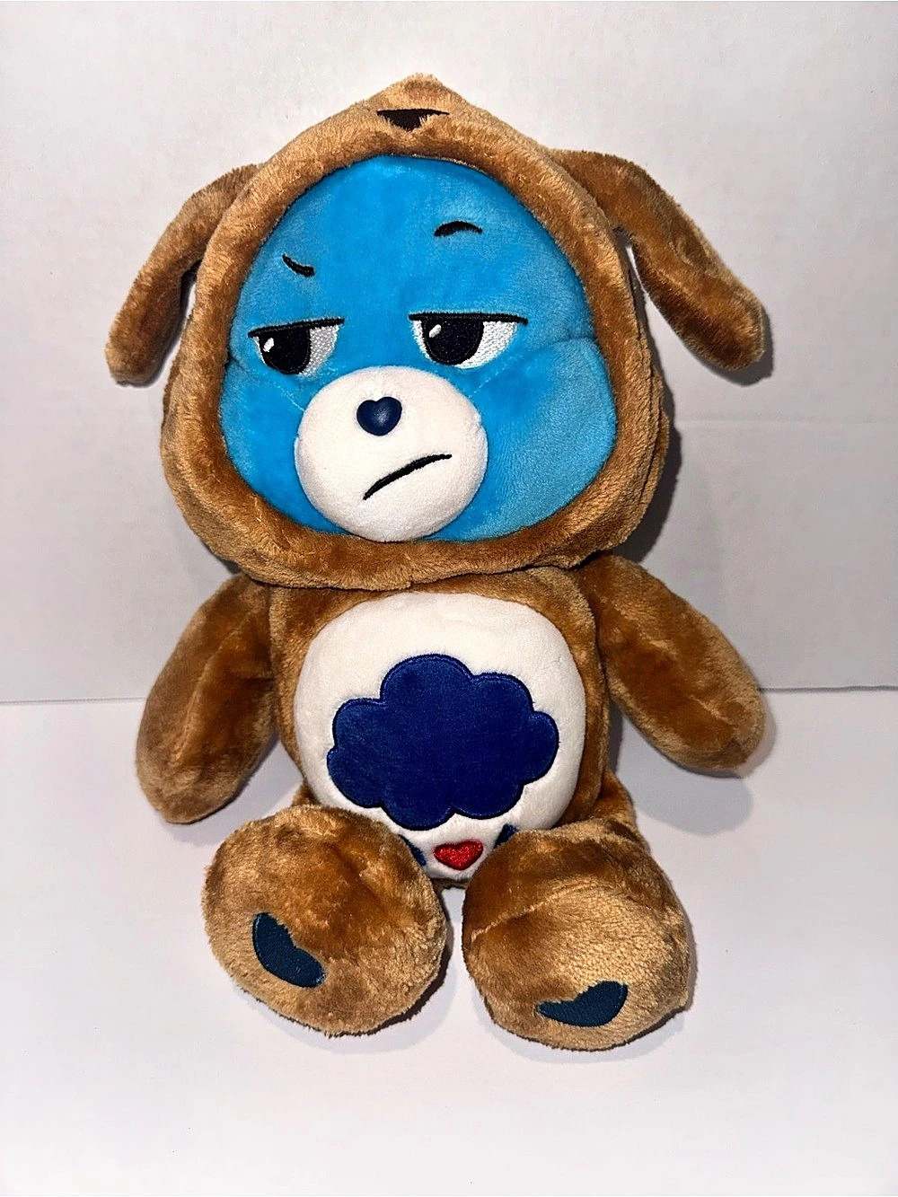 Care Bears Hoodie Friends Grumpy Bear Puppy Dog Suit Plush Stuffed Animal Brown